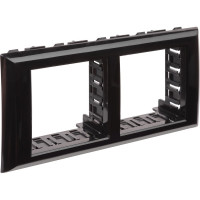 Рамка-суппорт DKC 4 модуля Avanti для In-liner Front черная 4402914