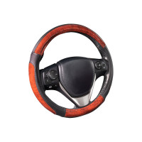 Оплетка KRAFT эко-кожа с виниловыми вставками, размер M, 38 см, дерево KT 800342