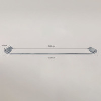 Полотенцесушитель Bath Plus TERRA Chromed прямой C-51093