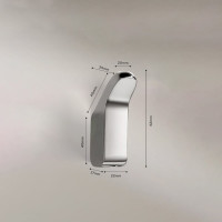 Одинарный крючок Bath Plus TERRA C-97905