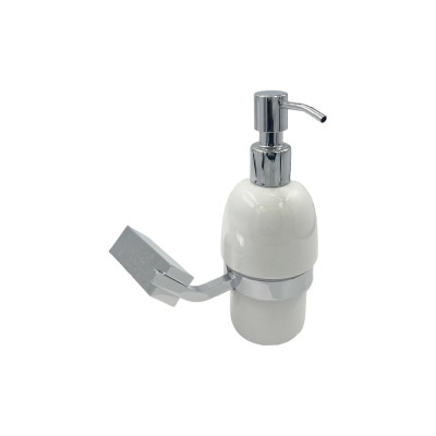 Дозатор для мыла Bath Plus TERRA Chromed, керамическая колба C-51095B