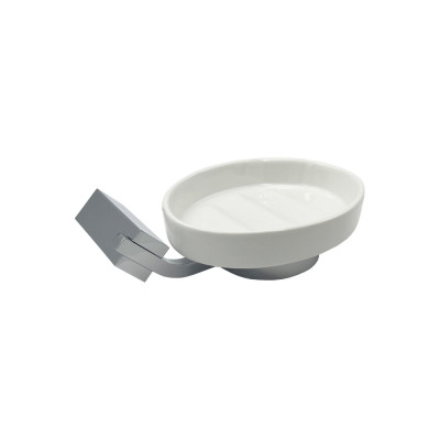 Мыльница с держателем Bath Plus TERRA Chromed C-51095