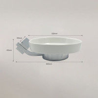 Мыльница с держателем Bath Plus TERRA Chromed C-51095