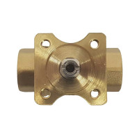 Двухходовой шаровой кран TECHNO 2015A латунный, под привод DN15, G1/2, КVS 2.5 640215-1