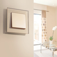 Одноклавишный выключатель WERKEL W1110011 шампань a050869