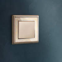 Одноклавишный выключатель WERKEL W1110011 шампань a050869