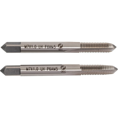 Метчик CNIC М 7,0x1,0 м/р.Р6АМ5 к-т из 2-х шт. левый 52991