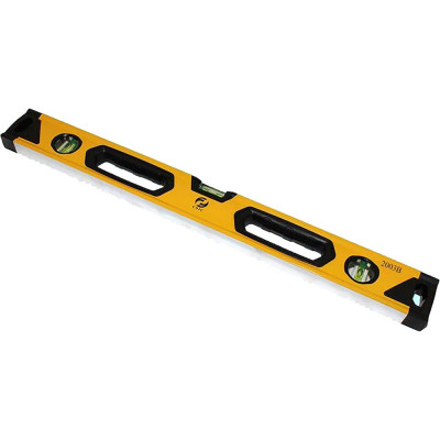 Уровень CNIC строительный алюминиевый 800 мм х 65 мм 3 ампулы с ручками 2003В 65432