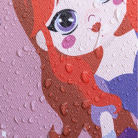 Защита спинки сиденья SKYWAY ПВХ Frontlit Принцесса 60х50 см S06101029