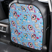 Защита спинки сиденья SKYWAY ПВХ Frontlit Единороги 60х50см S06101026