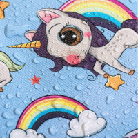 Защита спинки сиденья SKYWAY ПВХ Frontlit Единороги 60х50см S06101026