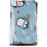 Защита спинки сиденья SKYWAY ПВХ Frontlit Пингвины 60х50 см S06101028