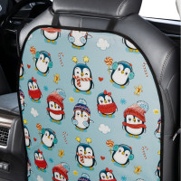 Защита спинки сиденья SKYWAY ПВХ Frontlit Пингвины 60х50 см S06101028