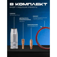 Горелка MW-25 Basic (3 м; воздушное охлаждение; Euro) Оберон BS004.0312