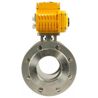 Шаровой кран DN.ru КШФП.316.200 Ду100 Ру16 с электроприводом QT-020 380В D160-01960