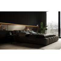 Панель стеновая "Грани" ударопрочная, влагостойкая, под покраску Decor-Dizayn 180x10x2000 мм DD908