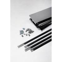 Стеллаж ООО ФУРАМА СН 1800x1000x400 мм, 5 полки, нержавеющая сталь СН181040-5