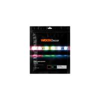 Яркая светодиодная многоцветная лента Wolta 14,4Вт/м, напряжение 24В, RGB, 60 диодов на метр, защита IP65, ширина подложки 10 мм, длина 5 м WLS5050-14,4W/RGB/24S60-01