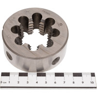 Плашка CNIC дюймовая 1 1/2"- 6 UNC 60гр Р6АМ5 6 ниток/дюйм dнар.75мм 56129