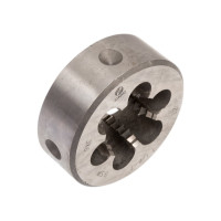 Плашка CNIC дюймовая 1 1/8"- 7BSW 55гр 9ХС 7 ниток/дюйм, dнар. 65мм резьба Уитворта 18511