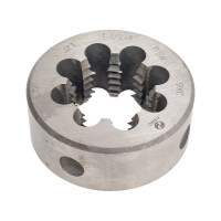 Плашка CNIC дюймовая 1 1/2"- 6BSW 55гр 9ХС 6 ниток/дюйм, dнар. 75мм резьба Уитворта 55866