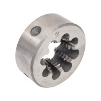 Плашка CNIC дюймовая 1 1/2"- 6BSW 55гр 9ХС 6 ниток/дюйм, dнар. 75мм резьба Уитворта 55866