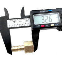 Штуцер пневмо 1/4"ВРх8 мм Профитт 9276447