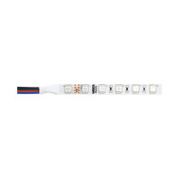Яркая светодиодная многоцветная лента Wolta 14,4Вт/м, напряжение 24В, RGB, 60 диодов на метр, защита IP65, ширина подложки 10 мм, длина 5 м WLS5050-14,4W/RGB/24S60-01