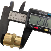 Муфта переходная пневмо (10 шт; 3/8"ВР - 1/4"ВР) Профитт 9275969