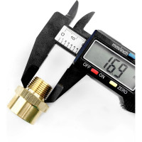 Переходник пневмо (10 шт; 3/8"НР - 1/2"ВР) Профитт 9276164