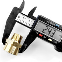 Переходник пневмо (10 шт; 3/8"НР - 1/2"ВР) Профитт 9276164