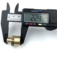 Переходник пневмо (10 шт; 1/8"НР - 1/4"ВР) Профитт 9276102