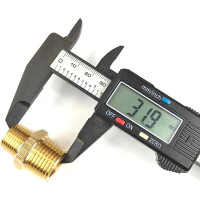 Ниппель латунный переходной пневмо (10 шт; 1/2"НР - 3/8"НР) Профитт 9276294