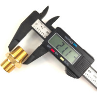 Ниппель латунный переходной пневмо (10 шт; 1/2"НР - 3/8"НР) Профитт 9276294