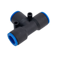 Фитинг Т-образный пластиковый 12 мм CDC Pneumatics PUT 12N