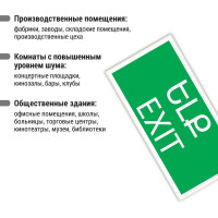 Знак "ВЫХОД" TDM ELECTRIC 200х100мм (армянский язык), в упаковке 10 штук SQ0817-0071