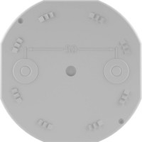 Ответвительная коробка DKC с кабельными вводами, IP44, д.80x40мм 53600R 93583