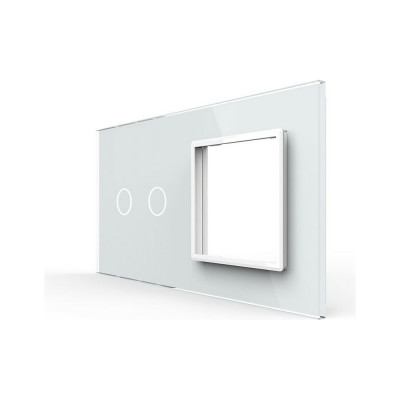 Панель для сенсорного выключателя и розетки LIVOLO BB-C7-C2/SR-11