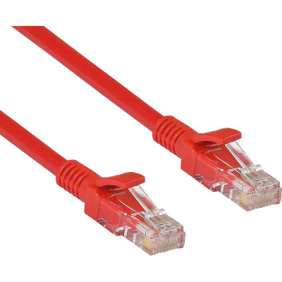 Патч-корд ExeGate UTP-RJ45-RJ45-C6-0,5M-RD 282023