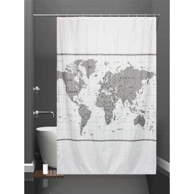 Штора для ванны Bath Plus International Map I ch-21318