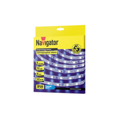 Светодиодная лента Navigator NLS-2835BST72-6-IP20-12V 14473