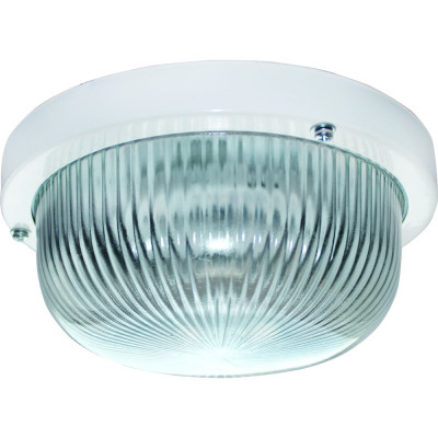 Ecola Light GX53 LED ДПП Светильник Круг IP65 GX53x1 прозрач белый 185х185х85 TR53T1ECR