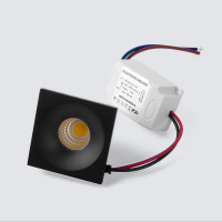 Встраиваемый светильник Elektrostandard 15271 LED 3W черный a056027