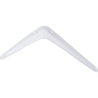 Кронштейн жестяной VORMANN 100x125x32 мм, цвет: белый лак, 00150 100 LW