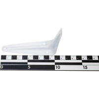 Кронштейн жестяной VORMANN 75x100x30 мм, цвет белый лак, 00150 075 LW