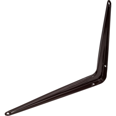 Кронштейн жестяной VORMANN 200x250x40 мм, цвет: коричневый лак, 00150 200 LB