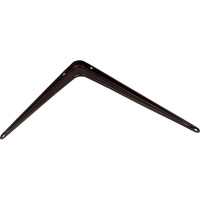 Кронштейн жестяной VORMANN 200x250x40 мм, цвет: коричневый лак, 00150 200 LB