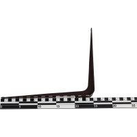 Кронштейн жестяной VORMANN 200x250x40 мм, цвет: коричневый лак, 00150 200 LB