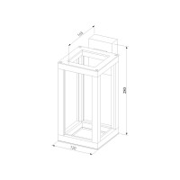 Садово-парковый светильник Elektrostandard 1527 TECHNO LED серый a051856