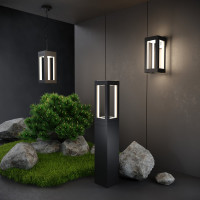 Садово-парковый светильник Elektrostandard 1527 TECHNO LED чёрный a051855